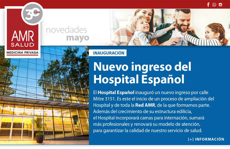 Nuevo ingreso del Hospital Español