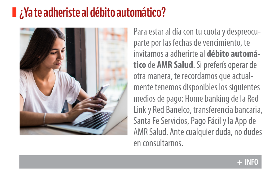 ¿Ya te adheriste al débito automático?