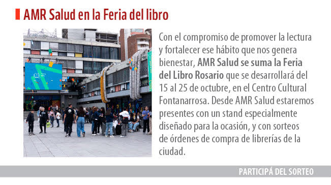 AMR Salud en la Feria del libro.