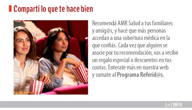 Compartí lo que te hace bien.