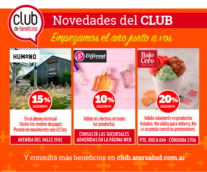Novedades del Club de Beneficios