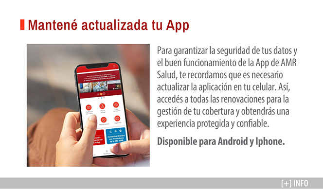 Mantené tu app actualizada