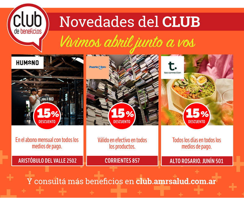 Novedades del Club de Beneficios