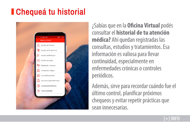 Chequeá tu historial