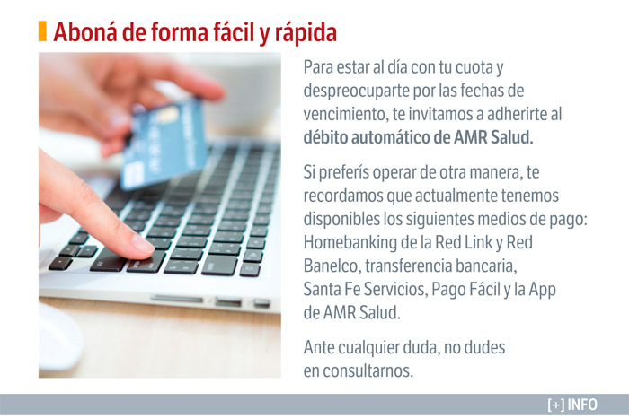 Aboná de forma fácil y rápida